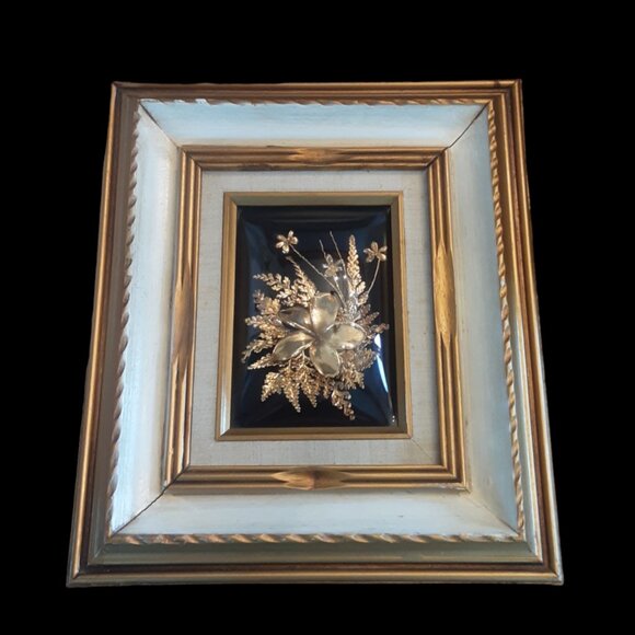 Flora-Hawaii Living Leaves 24K Gold Pure Silver Handcrafted Framed Leaves &... - Picture 6 of 6